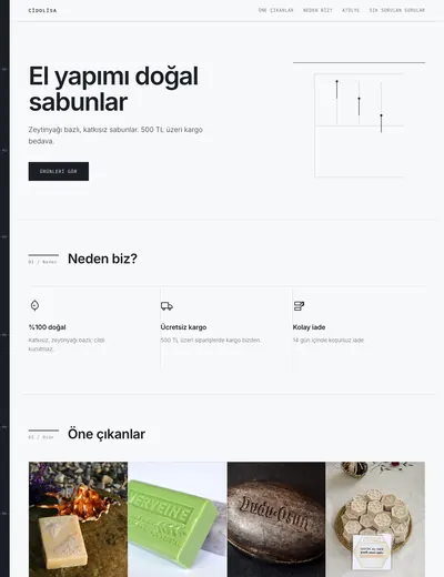 Sert İsviçre temasının ana sayfası