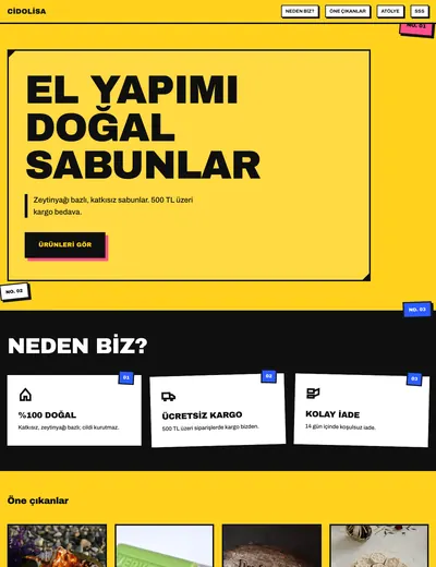 Manifesto temasının ana sayfası