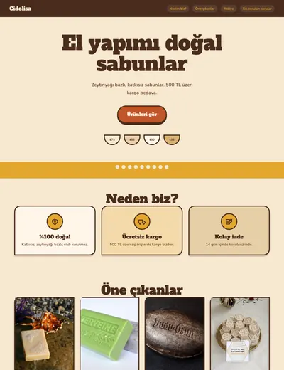 Mutfak Rafı temasının ana sayfası