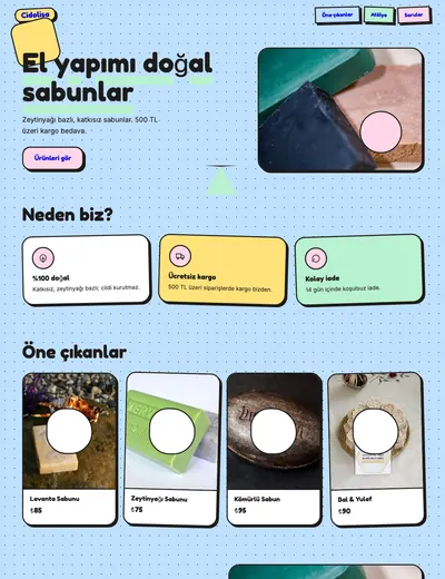 Sticker temasının ana sayfası