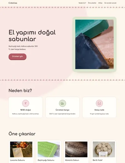 Papatya temasının ana sayfası