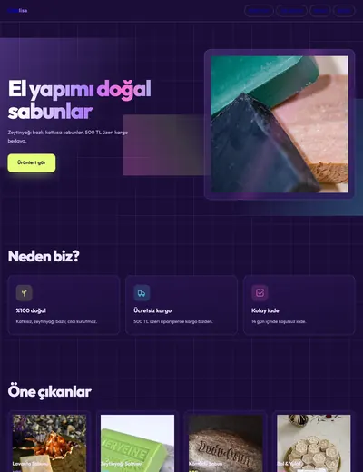 Prizma temasının ana sayfası