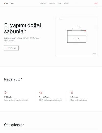 İskandinav temasının ana sayfası